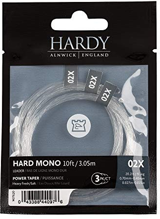 Hardy Hktlpsw1080 Leaders Power Taper Salz Monofilament, klar