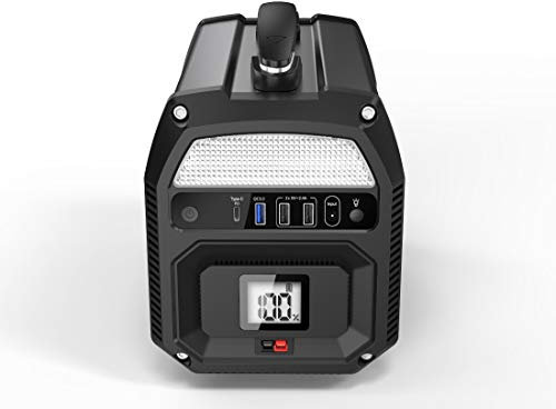Prime Tech tragbare Powerstation Solargenerator Stromversorgung Stromgenerator 515Wh 600W für Garten Reise Camping Wohnmobil Outdoor Notfall