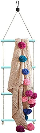 Love|Everyday Handtuchleiter, Quiltleiter, rustikale Handtuchhalter für Badezimmer, Decken-Leitern für das Wohnzimmer
