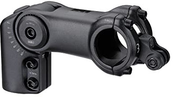 BBB Cycling Highfix Os Fahrradlenkervorbau Einstellbar mit-40° -+60° Direktmontage Edelstahl-Bolzen 6061 T6-Aluminium, Schwarz, 100 mm