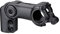BBB Cycling Highfix Os Fahrradlenkervorbau Einstellbar mit-40° -+60° Direktmontage Edelstahl-Bolzen 6061 T6-Aluminium, Schwarz, 100 mm