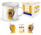 Taza del madrid personalizada con nombre (Orejona, Metal)
