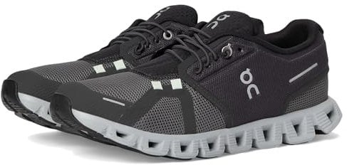 ON Damen Cloud 5 Push Textile Synthetic Rock Black Trainer 37 EU
