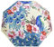 Anuschka Damen Regenschirm mit handgemaltem Kunstdruck - Duomatik zum Öffnen/Schließen - 97 cm - UPF 50+ - Wasserdichtes Obermaterial - Windresistent - Pretty Peacocks