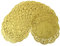 100 Stück Runde Goldene Spitzenpapier-Doilies 3.5 Zoll Ölabsorbierend Für Kuchen Torten Und Dekoration Für Hochzeiten Partys Und Feste