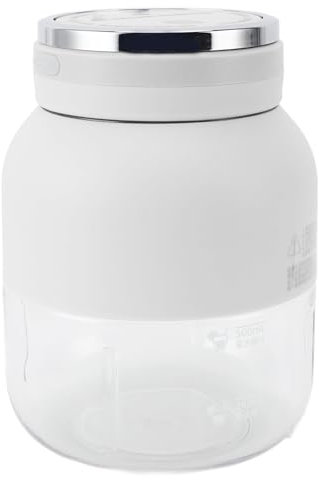 Tnfeeon Electronic Juicer Cup Fashion Wireless Portable Blender USB Rechargeable Personal Multi Functional Fresh Juice Mixer Bottle for Outdoor Sport Dual Use Water Bottle (White)