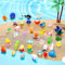 Juexica 38 Stück Mini Ozean Harz Tiere Winzige Harz Axolotl Tiere Figuren Aquarium Ornamente Ozean Mini Meerestiere Figuren für Aquarium Dekorationen Geburtstag Party Favor (niedlich)
