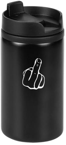 Tazza termica da viaggio con segno dito medio inciso al laser