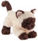 GUND Bootsie - Gattino siamese di peluche, di alta qualità, per bambini da 1 anno in su, colore: crema/marrone, 23 cm
