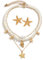 TTPSRY Schmuckset für Damen Seestern Anhänger Halskette und Ohrringe Boho Statement Hypoallergener Modeschmuck für Alltag und festliche Anlässe (Gold)