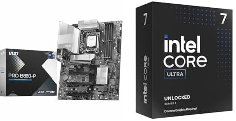 MSI Pro B860-P Carte mère + Intel® Core™ Ultra 7 265KF processeur pour PC de Bureau 20 cœurs