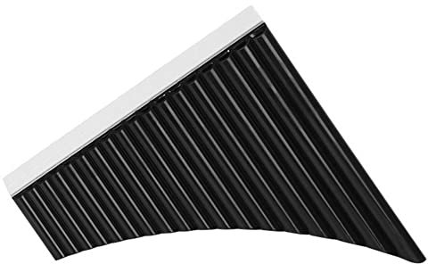 18 Pipes Pan Flute C Key Panpipes Pan Pipes with Mouthpiece Wind Instrument for Students Beginners with Carrying Bag