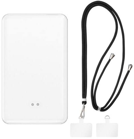 Shantime Hülle und Crossbody-Trageriemen-Set Kompatibel mit iPod Classic 80GB(103.5 * 61.8 * 10.5mm) Handyhülle und Verstellbarem Halsband mit Metallschnallen und 2 Aufklebern(Schwarzes)