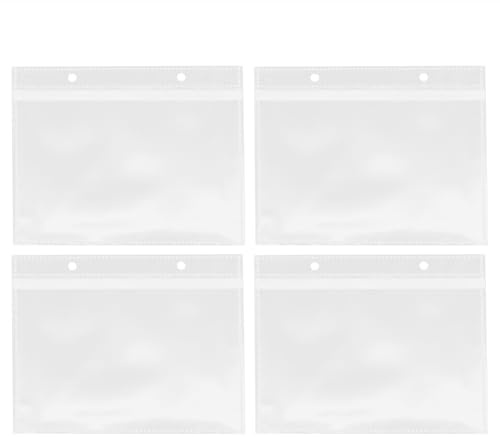 OSOLADY 20 Stück Klare Fotofolie Albumseiten aus Kunststoff zum Einstecken Wiederbeschreibbar und Passend zum Schutz von Rezepten und Postkarten