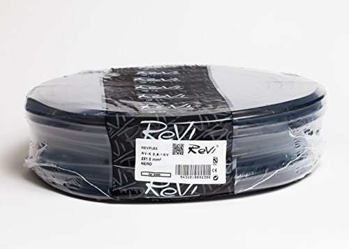 Cavo RV-K 0,6/1 kV 2 x 1,5 mm 25 m (nero)