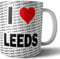 AK Giftshop I Love Leeds - Tea - Coffee - Mug - Cup - Birthday - Christmas - Gift