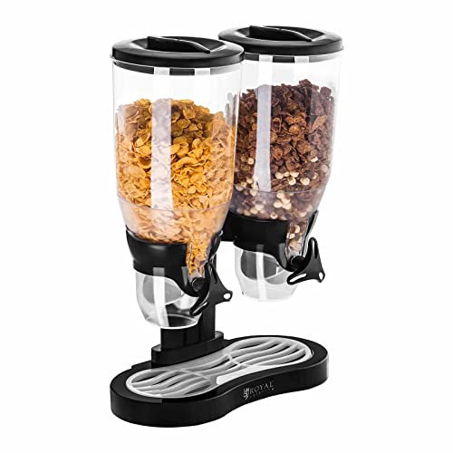 Royal Catering RCCS-6L/2 Müslispender 2x3 L Ceralienspender Cornflakesspender Müslispender