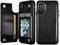 UEEBAI Coque pour iPhone X XS, étui de luxe en cuir PU avec [deux fermoirs magnétiques] [emplacements pour cartes] Fonction support durable TPU souple étui portefeuille arrière pour iPhone X/XS – Noir
