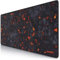 TITANWOLF – Alfombrilla Gaming XXL para ratón 900x400 – Mouse Pad - Precisión y Velocidad - Parte Inferior de Goma para una sujeción Estable - Antideslizante, Resistente al Agua – Motivo Lava Fuego