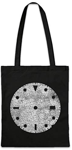 Urban Backwoods Clock-Face II Hipster Bag Beutel Stofftasche Einkaufstasche