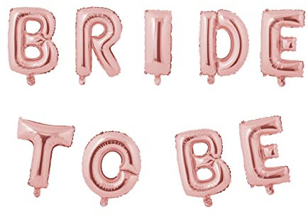 Miss Bakery’s House® Ballon – Folie – Bride To Be – Roségold – Party-Deko