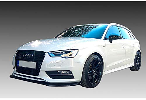Motordrome Frontspoileransatz kompatibel mit Audi A3 (8V) Sportback/HB/Limousine/Cabrio 2012-2016 (ABS)