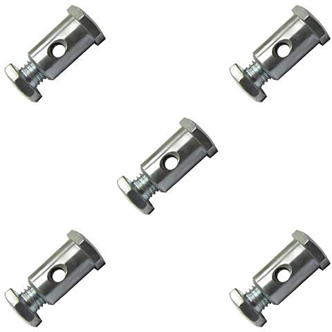 5x SERRE CABLE DIAMETRE 6.8mm LONGUEUR 13.5mm FREIN MOBYLETTE CYCLO VELO TONDEUSE