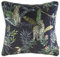 Evans Lichfield Jungle Leopard Kissenbezug, Samt, Benzin, 43 x 43cm