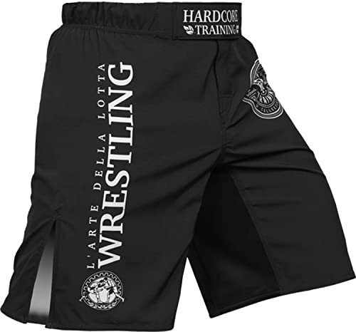 Hardcore Training Fight Shorts Kurze Hose Herren MMA BJJ Grappling Fitness Boxen Muay Thai No Gi