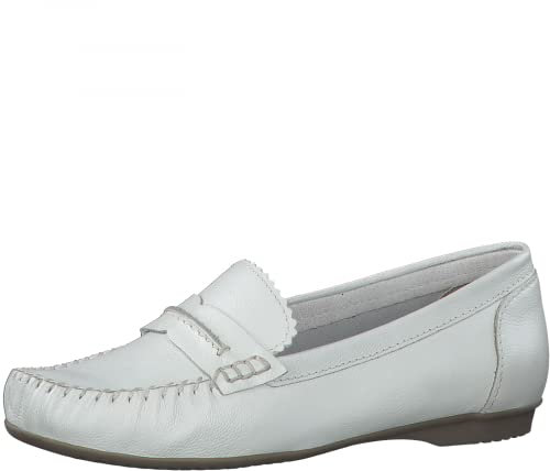 MARCO TOZZI Damen 2-2-24225-20 Hausschuh, White, 37 EU
