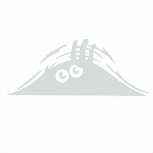 tradercat Auto Aufkleber Peeking Monster- 15cmx10cm - Sticker für alle Oberflächen - Fenster, Seitenspiegel, Heckscheibe, Motorhaube, Fahrzeug – mit Anleitung (Silber)