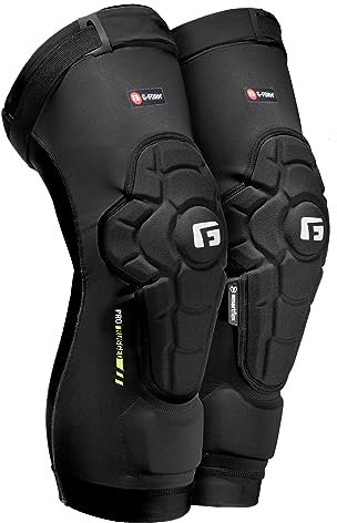 G-Form Pro-Rugged 2 MTB Knieschützer - Mountainbike Knieschützer für Damen und Herren - Schwarz, Erwachsene Small