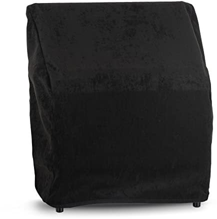 Alpenklang Cover für 48 Bass-Akkordeon Schwarz - Schutzhülle für Akkordeon - Passend für Akkordeons mit 48 Bässen - Abmessungen (BxTxH): ca. 38 x 23 x 36 cm - aus Velours - Schwarz
