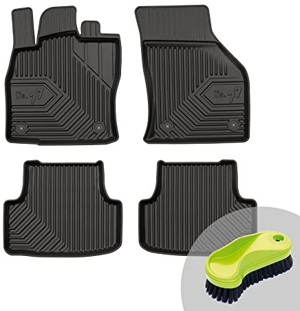 FROGUM No.77 Gummimatten Ganzjahresset für SEAT Leon III/Leon III Cross Sport, VW Golf VII/Golf VII Alltrack/GTI 2012-2020 - Auto Fußmatten