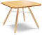 Lalo Der Spieltisch, Vorschultisch aus Holz und Kinder-Aktivitätentisch mit leicht zu reinigender Oberfläche – schnell und einfach aufzubauen – sicher und sicher, 58 x 58 x 48 cm – Natur