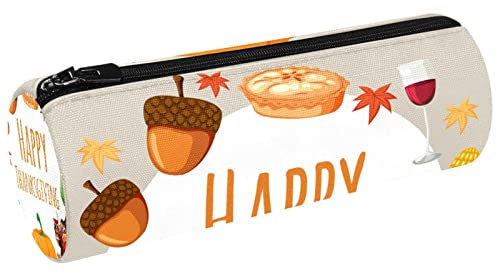 Sambal Poulet Tajine Served with Olives Pot Canvas Pen Case Coin Purse Cosmetic Makeup Bag for Student Stationery School Office Storage, Multi#07, 20x6.3cm/7.9x2.5in, Trousses à crayons