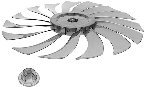 DOITOOL Lame De Ventilateur 35.5 Cm Remplacement Universel Pour Ventilateur De Table Et De Sol En Matériau Pp Léger Et Résistant Accessoire De Pièce Silencieux