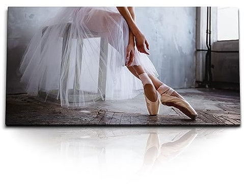 Paul Sinus Kunstdruck Bilder 120x60cm Ballerina Ballett junge Frau Tänzerin