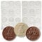 Christmas Chocolate Coin Moulds Round - 10g - Packs of 24 or 48 - Christmas Stocking Filler (24 Moulds)