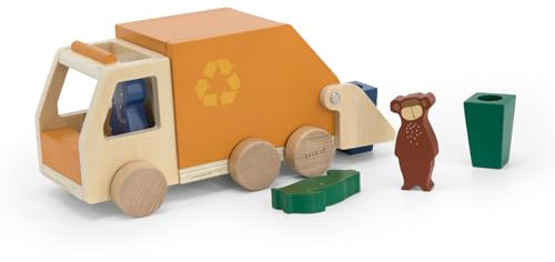 Camion poubelle en bois - Trixie