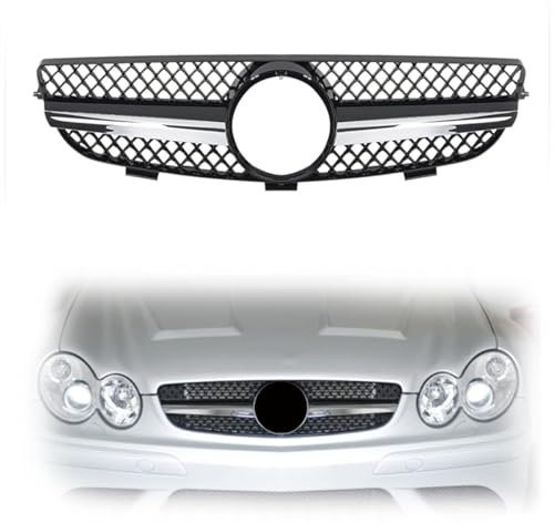 Doppellamellen-Frontstoßstange, Nieren-Doppelgitter, Grill-Ersatz, für Benz W209 CLK Class CLK320 CLK500 2003-2009