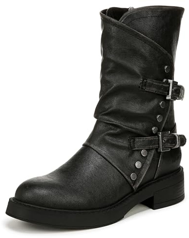 Blowfish Malibu Womens Venice Studded Moto Boot Black 9 M