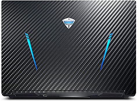Vaxson 2 Stück Rückseite Schutzfolie, kompatibel mit ASUS TUF Gaming F16 FX607 FX607JV 16 Laptop, Schwarz Backcover Skin Cover Haut [Nicht Displayschutzfolie ]
