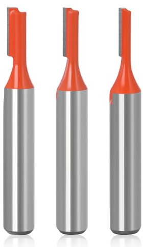 8mm Vástago Fresa Recta, Cortador de Fresado Brocas Rectas para Carpintería, Brocas De Enrutador Recto, Juego de Fresado Recto 3mm,4mm,5mm