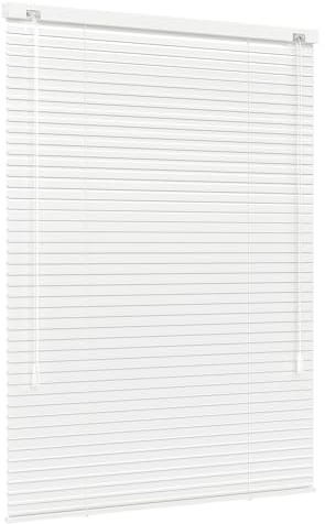 Jalousiescout Lightless Alujalousie, 110 x 200 cm (BxH), Weiß glänzend | Verdunkelungsrollo mit innovativer Verdunkelungstechnik, Klemmmontage ohne Bohren