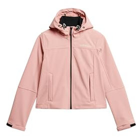 Superdry Veste à capuche Softshell Trekker pour femme, Rose pâle vintage, 40