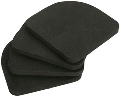 OKUMEYR Waschmaschinenunterlage 12 Stück Reduzierungsmatten Für Türen Schwarz