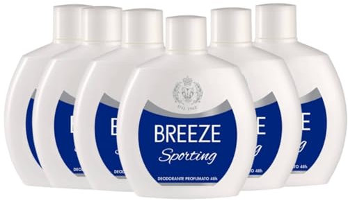 Breeze Squeeze Deodorant Unisex 48H 100 ml (6, Breeze Deodorant Sporting)