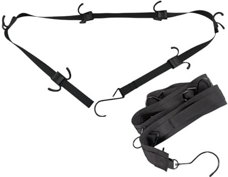 Tragbarer Hockey Equipment Rack, Hockey Drying Rack - Hockey Hockey Equipment Organizer Hockey Equipment Rack - Hockey Equipment Strap, Drying Rack with 12 Hockeys,