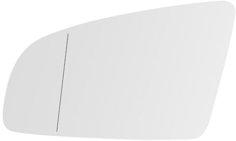 SENZEAL Spiegelglas Fahrerseite Beheizbar mit Trägerplatte für Audi A3 S3 8P A4 S4 8E 8H B6 B7 A6 S6 4F C6 8E0857535E Außenspiegel Glas Ersatz Links